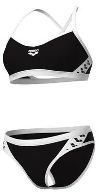 Produktbild von arena Icons Bikini für Damen, Farbe:Schwarz, Größe:38