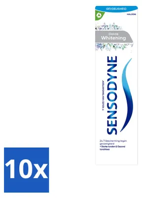 Produktbild von 10 x Sensodyne Gentle Whitening Zahncreme - 75 ml - Vorteilspackung - 10 Stücke