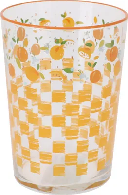 Produktbild von Großes Glas mit Obstmuster, 510 ml