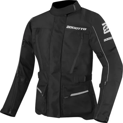 Berik Tourer Evo Motorradjacke, schwarz/rot, 56