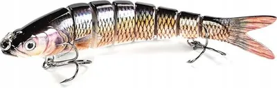 Produktbild von Wobbler HECHT ZANDER Jointed F144 GOLD-SILBER