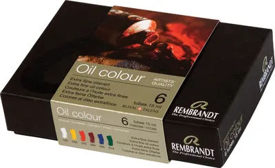 Produktbild von Rembrandt Ölfarben Starter-Set | 6 x 15 ml