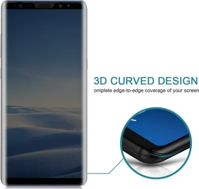 Produktbild von 1x 9H Panzerglas für Samsung Galaxy Note 8 FULL CURVED ANTI-SPY Privacy Displayschutz Panzerfolie Schutzfolie Hartglas Schutzglas Displayglas Tempered Glasfolie Sicherheitsglas Echtglas