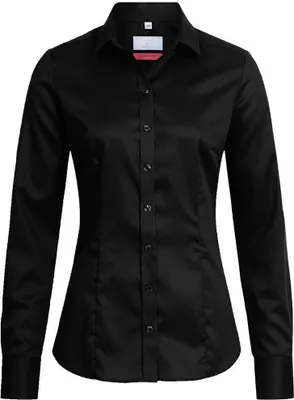 Produktbild von Greiff Corporate Bluse PREMIUM Damen ® Bügelfrei Schwarz 42