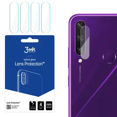 Produktbild von 3mk Hybridglas Lens Protection für Huawei Y6p Kamera Objektiv Kameralinse 0,16mm 6H (4 Stück)