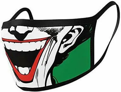 Produktbild von Joker Grin Stoffmasken Doppelpack