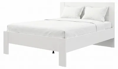Produktbild von Siwwa - Doppelbett, Cremeweiß, Matratze 160x200 cm