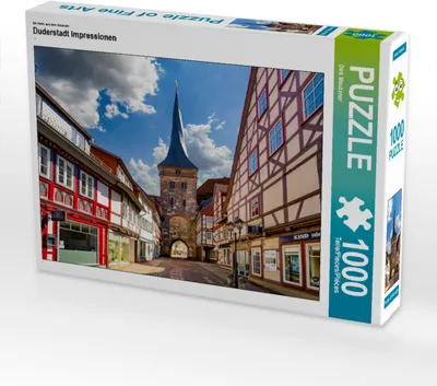 Produktbild von CALVENDO Puzzle Ein Motiv aus dem Kalender Duderstadt Impressionen | 1000 Teile Lege-Größe 64x48cm Foto-Puzzle für glückliche Stunden