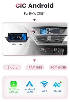 Zdjęcie produktu dla Odtwarzacz multimedialny - Radio samochodowe - System nawigacji - Ekran dotykowy - Android Auto - 10,25-calowy ekran IPS