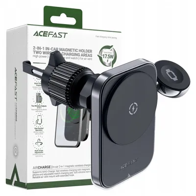 Obrázek produktu pro ACEFAST D18, Mobilní telefon/smartphone, Aktivní držák, Auto, Černá