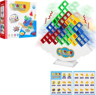 Obrázok produktu pre Bambebe 3D Tetris stavebnice pre deti 48 kusov