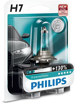 Obrázok produktu pre Philips X-tremeVision 12972XV+B1, 55 W, 12 V, H7, Halogén, 3500 K, 1 kusov