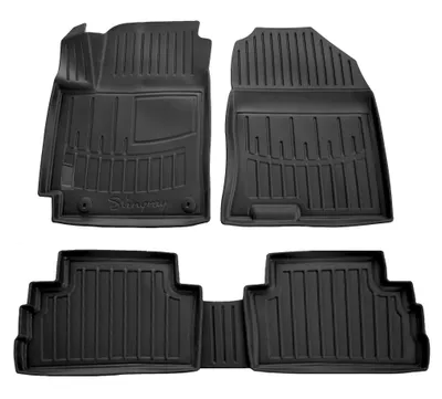 Produktbild von AD Tuning 3D Gummifußmatten Set für Hyundai Kona (ab 2017-), Schalenform