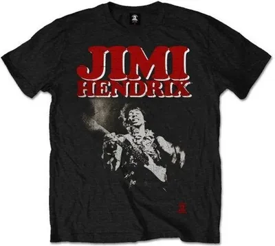 Zdjęcie produktu dla Jimi Hendrix Block Logo Black L Koszulka