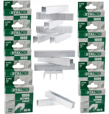 Produktbild von Stalco Heftklammern Set 6-14mm 10000 Stück für Tacker