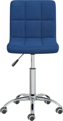 Obrázek produktu pro vidaXL Jídelní židle Swivel Blue Fabric