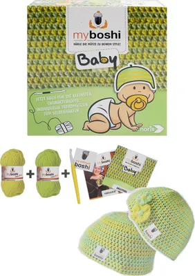 Obrázok produktu pre Noris 606311257 - Háčkovaná súprava, myboshi baby, Yamamogli/Iwaki