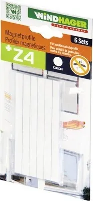 Produktbild von Insektenschutz Windhager PLUS/EXPERT Magnetprofile weiss 6er Pack