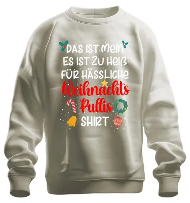 Produktbild von Ugly Christmas Familie Weihnachtsoutfit - Weihnachten Xmas Sweatshirt Pullover, Natur, S