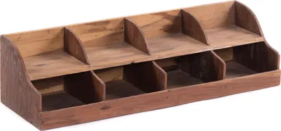 Produktbild von ORGANIZER "STORAGE 80" | Mahagoni, 4 Fächer | Aufbewahrungsregal