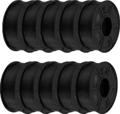 Obrázek produktu pro SUNLU 3D filament, průměr 1,75 mm, tolerance +/- 0,02 mm, PLA MATTE černý