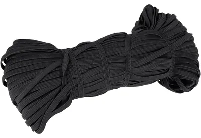 Produktbild von Bagum Gummiband Nähen 100m - Flaches Gummibänder 7mm, Elastisches Band aus Polyester und Latexfäden für Hosengummi, Haushalt, DIY, Elastikband
