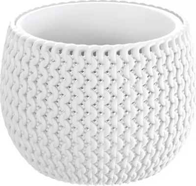 Produktbild von Prosperplast SPLOFY BOWL Blumentopf mit Einsatz 37 cm - Farbe: Weiß