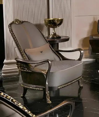 Obrázok produktu pre Exkluzívne kreslo s elegantnými ozdobami a luxusným dizajnom