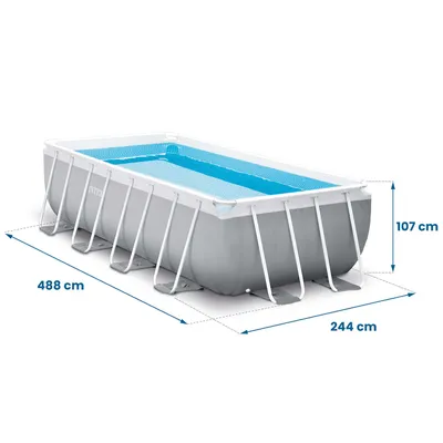 Produktbild von Rechteckiger Pool 488x244x107cm 21in1 INTEX 26792