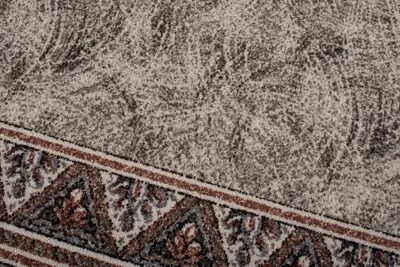 Image de Tapiso Tapis antidérapant Moderne Gris Rouge Salon 67 x 130