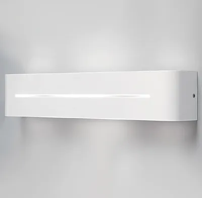 Produktbild von Moderne Post Metall Wandleuchte Weiß 2 Lichter E14