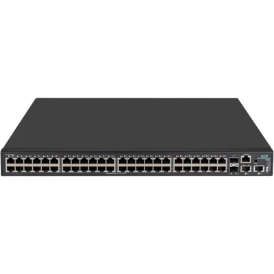 Produktbild von HPE Networking Comware Switch 48G POE+ 2SFP+ 2XGT EI 5140, Managed, L3, Gigabit Ethernet (10/100/1000), Power over Ethernet (PoE), Rack-Einbau, 1U