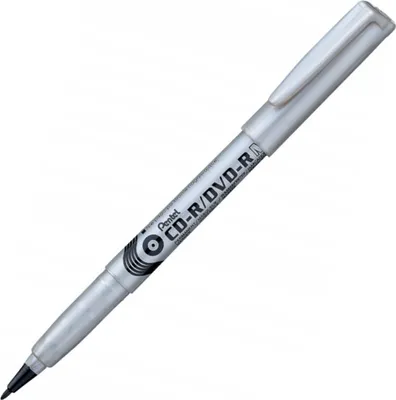 Produktbild von Pentel Permanent-Folienmarker CD/DVD Schwarz NMS51