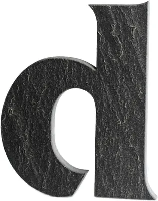 Produktbild von Hausnummer France aus Edelstahl, Holz oder Schiefer (Material: Schiefer, Variante: d) Material: Schiefer Variante: d