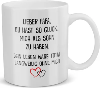 Produktbild von 22Feels Papa Geschenk von Sohn Vatertag Vater Tasse Geburtstag Weihnachten Kaffeetasse Männer Herrentag Geschenkidee
