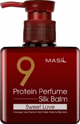 Obrázek produktu pro Masil - 9 Protein Perfume Silk Balm Sweet Love - Bezoplachová regenerační péče pro vlasy 180ml