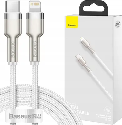 Immagine prodotto di Cavo Usb-C Do Lightning Baseus Cafule, Pd, 20W, 1M (Biały)