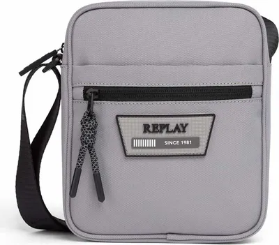 Imagen del producto de REPLAY bolso bandolera Reporter Bag Formal Gray gris