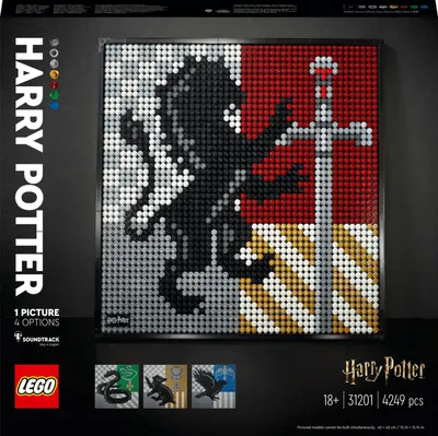 Image de LEGO Art Harry Potter Blasons de Poudlard 31201 - 4249 Pièces