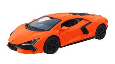 Produktbild von LAMBORGHINI Revuelto Modellauto aus Metall mit Rückzugmotor Modell Auto Spielzeugauto Spielzeug Geschenk Welly 41 (Orange)