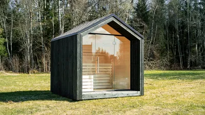 Produktbild von Luua Saunahaus, mit 400 V/ 9 KW Kompakt-Ofen
