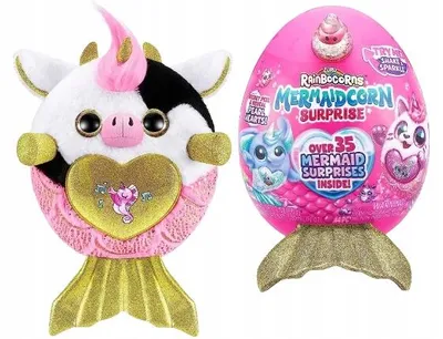 Obrázok produktu pre ZURU Rainbocorns Mermaidcorn Surprise Vajíčko s plyšovou morskou kravičkou