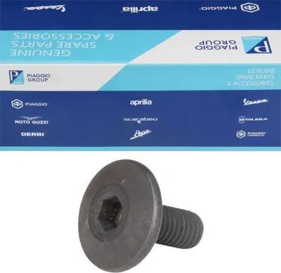 Image de Vis M5x9mm carénage pour Aprilia et Moto Guzzi - Piaggio Original OE