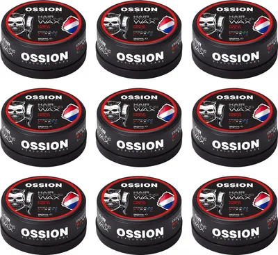 Produktbild von Ossion Barber Line Hair Styling Wax Mega Strong 9x150 ml