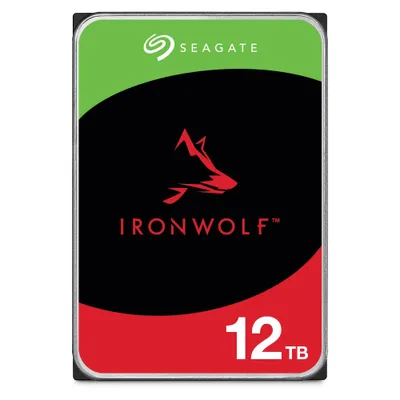 Zdjęcie produktu dla Seagate 8.9cm (3.5") 12TB SATA3 IronWolf 7200 256MB intern