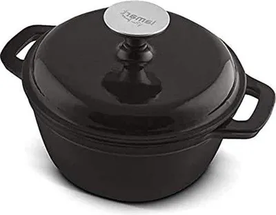 Immagine prodotto di Vaso da giardino in ghisa 18 x 97 cm nero - Decorazione da giardino