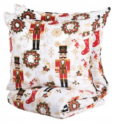Produktbild von HOMLA NUTCRACKER Weihnachts-Bettwäsche 220x200 cm Gemütlich