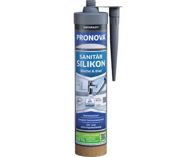 Produktbild von PRONOVA ECO Sanitär Silikon 280 ml anthrazit