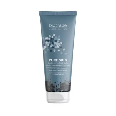 Obrázok produktu pre Biotrade Pure Skin Black Detoxikan istiaci gl na tvr s aktvnym uhlm 200ml