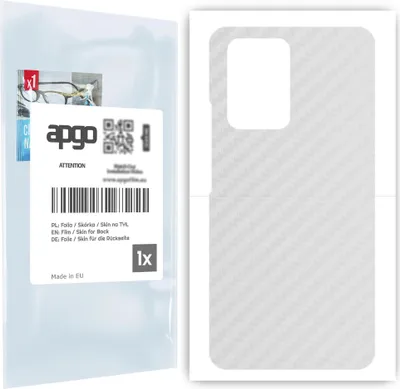 Produktbild von apgo Rückseite Schutzfolie für Xiaomi 11T -  Hinten Schutzfolie Carbon Transparent (durchsichtig), Rückseite Folie schützt vor Kratzern und Fingerabdrücken